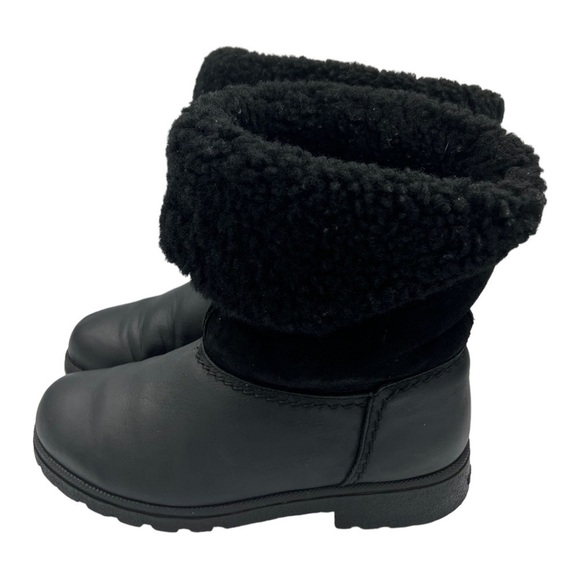 VINTAGE SOREL Shearling Boot Black - Picture 11 of 13